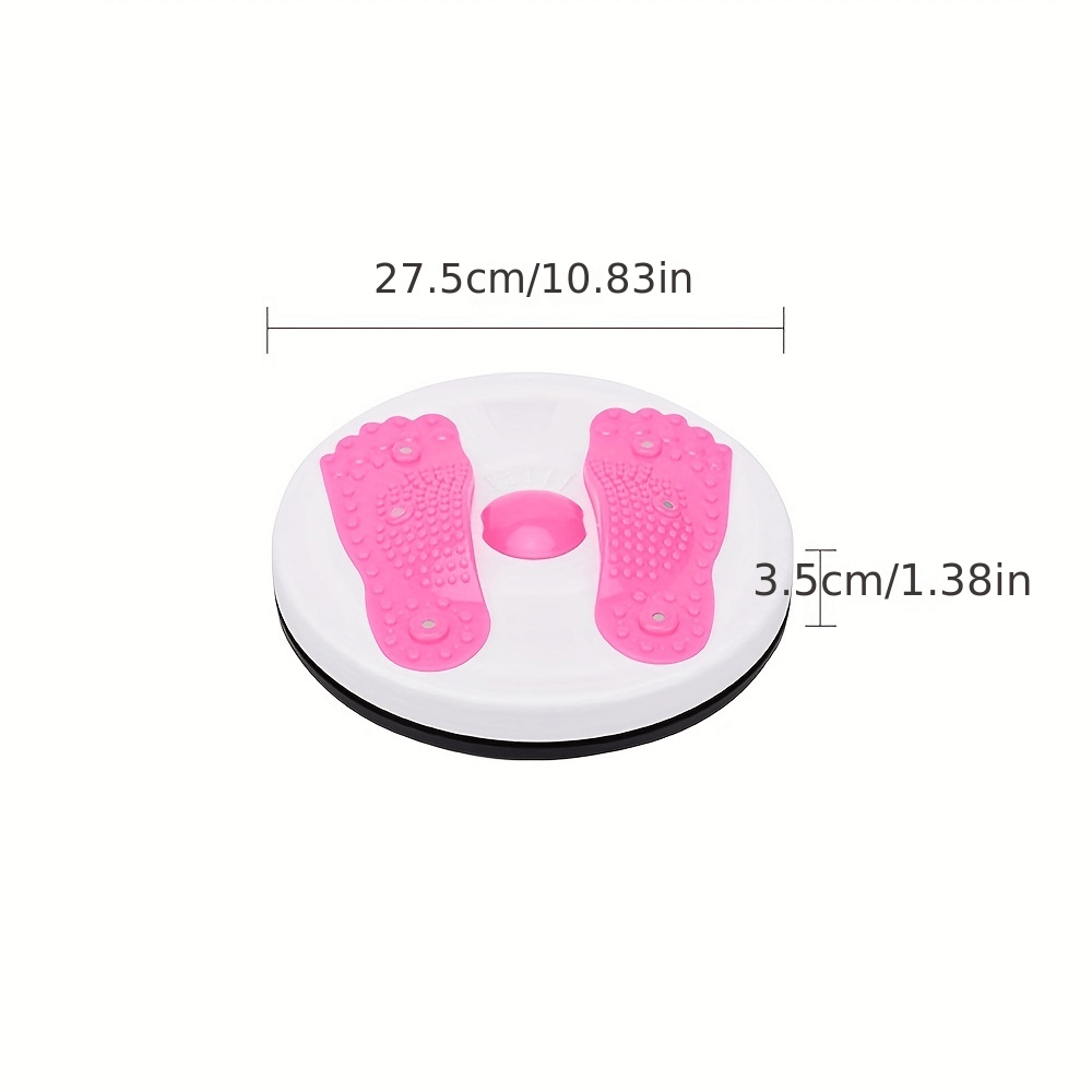 Magnetic twist board with acupressure nodes and dimensions of 27.5cm x 3.5cm, perfect for core strength and balance enhancement.