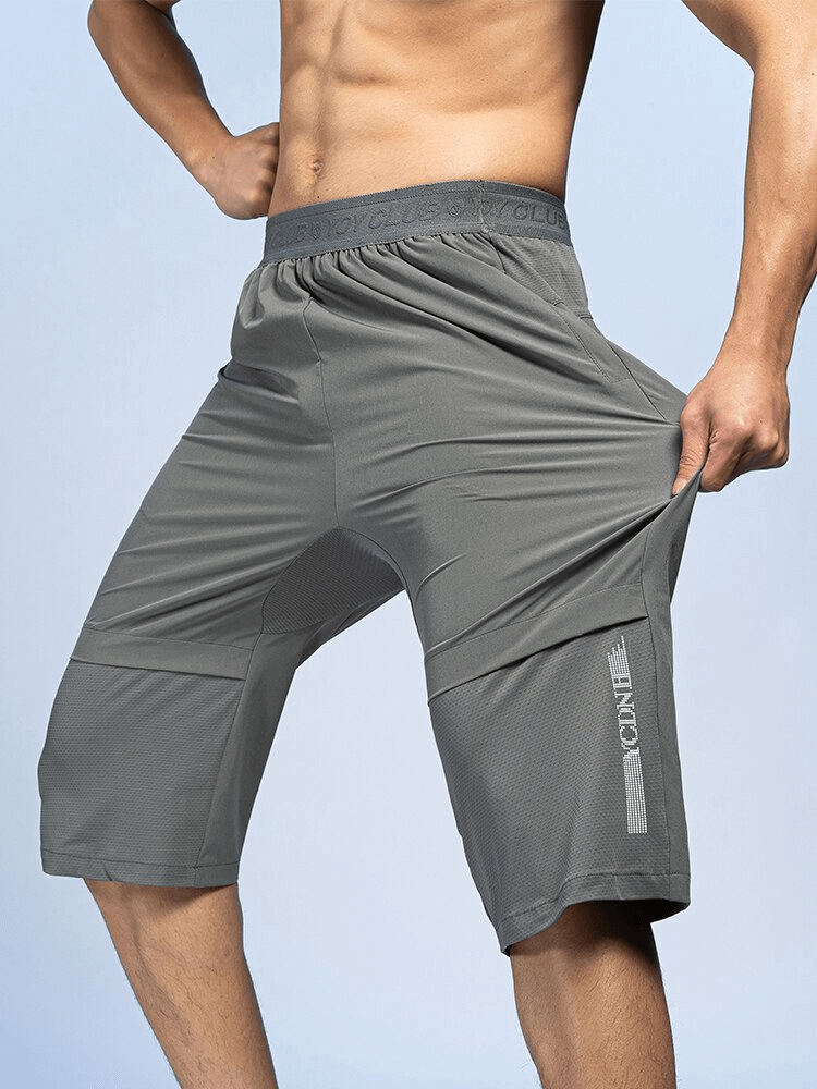 Atmungsaktive, schnell trocknende lange Shorts für Herren mit Reißverschlusstaschen – SF1496 