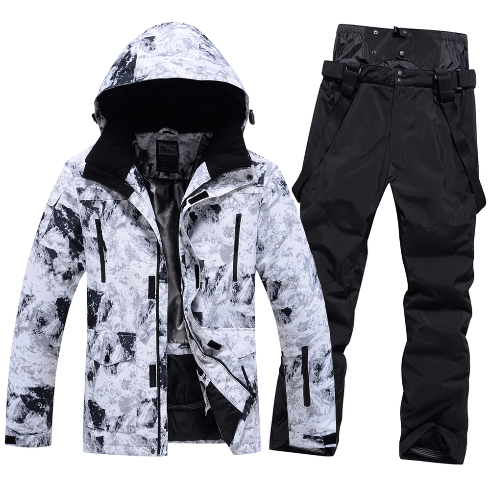Men's Ski Jacket and Pants Set - SF2068, waterproof and stylish for outdoor sports