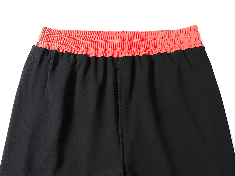 Men's 2-in-1 Running Shorts with Compression Liner - SF4566 elastic waistband detail