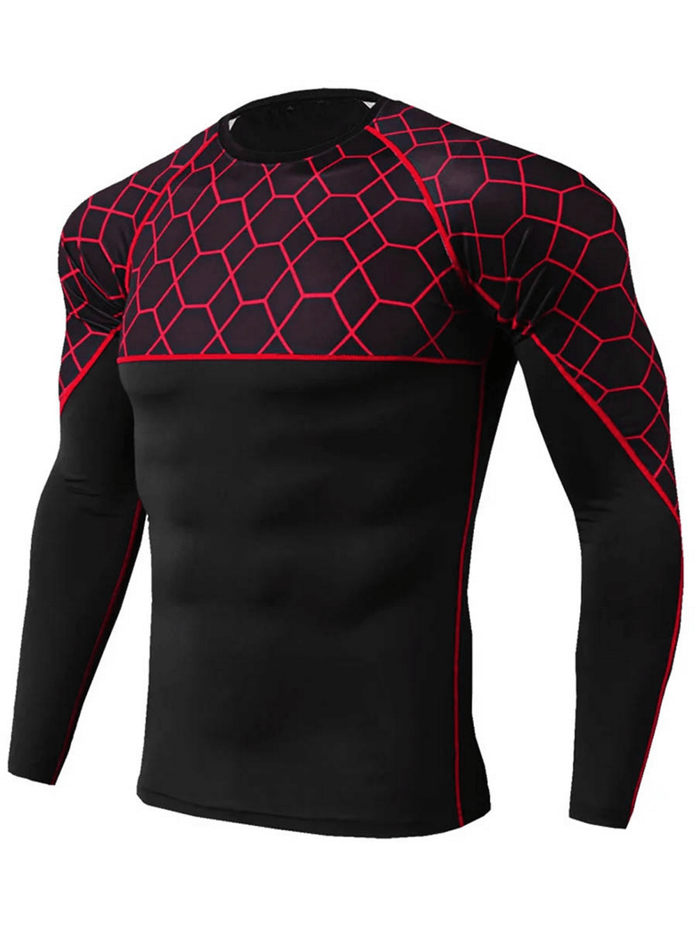 Men's Athletic Long Sleeve Sports Top - SF2223