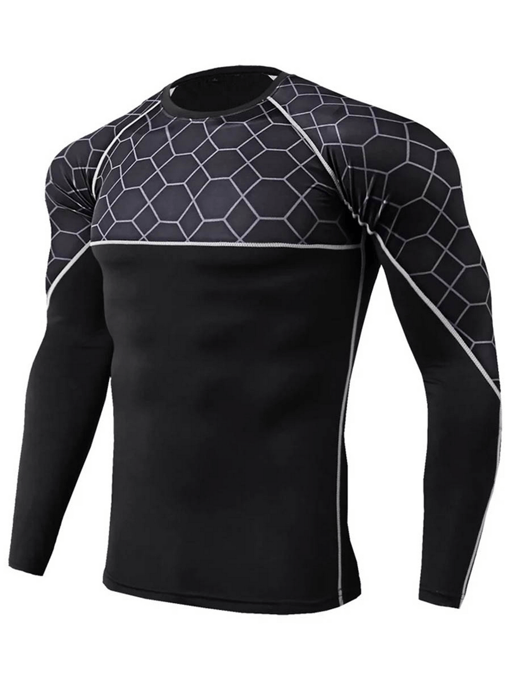 Men's Athletic Long Sleeve Sports Top - SF2223