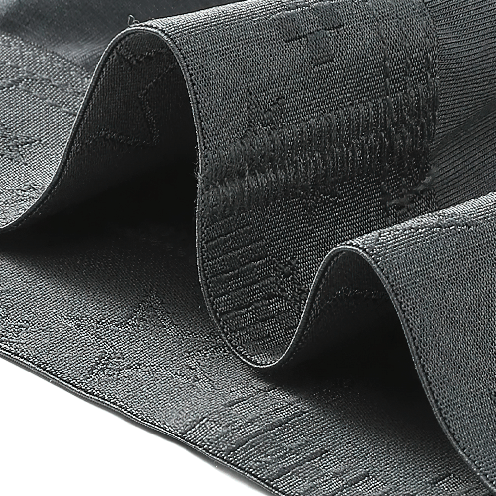 Men's Boxer Briefs with Star Waistband Detail - SF4745 showcasing a close-up of the textured fabric and star design.