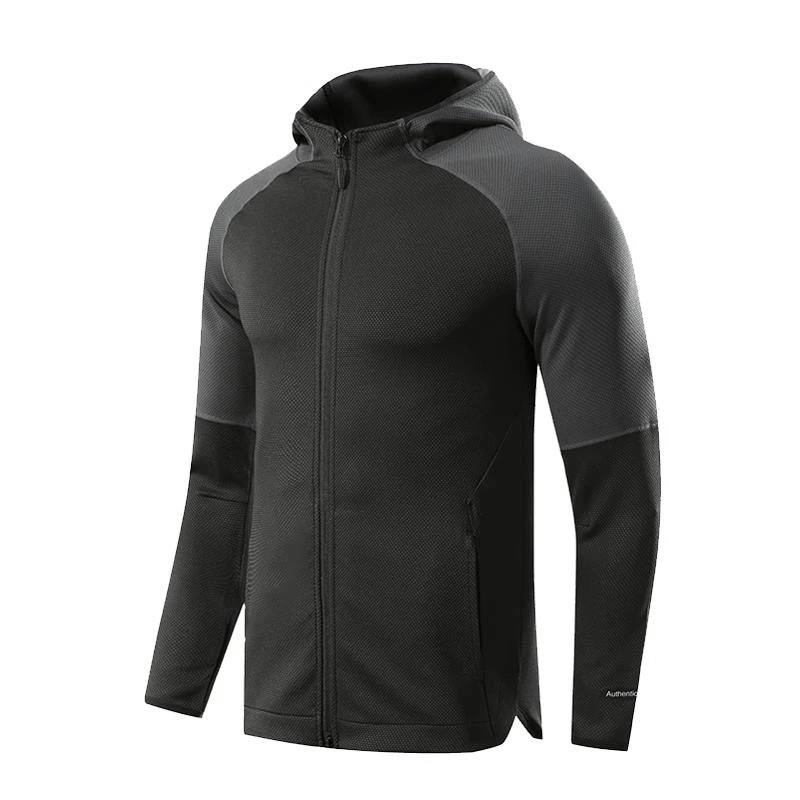 Men's Breathable Hooded Running Jacket SF1836 - anti-pilling, anti-shrink, wrinkle-resistant polyester, active lifestyle gear