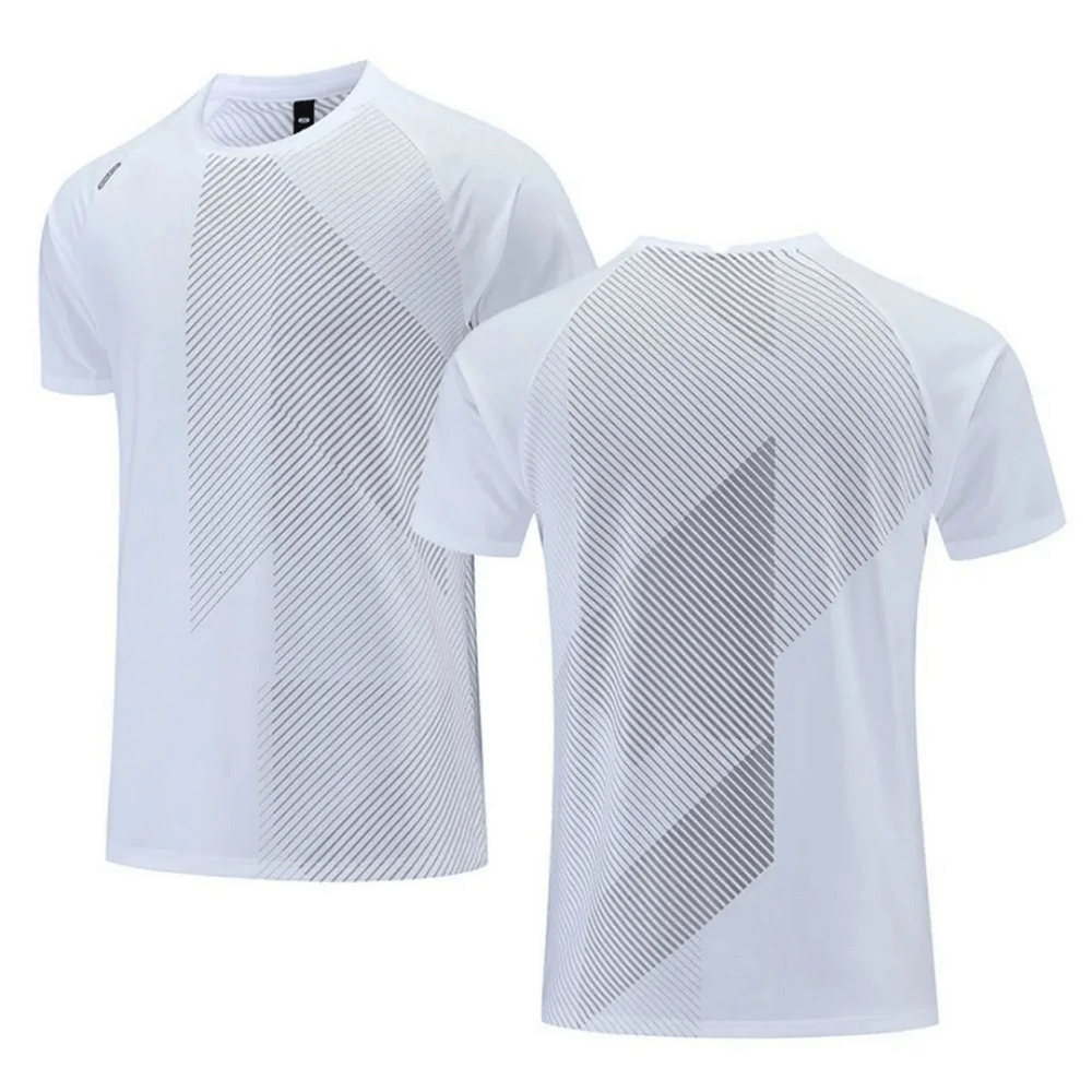 Men's Breathable Sports T-Shirt With Print - SF4320