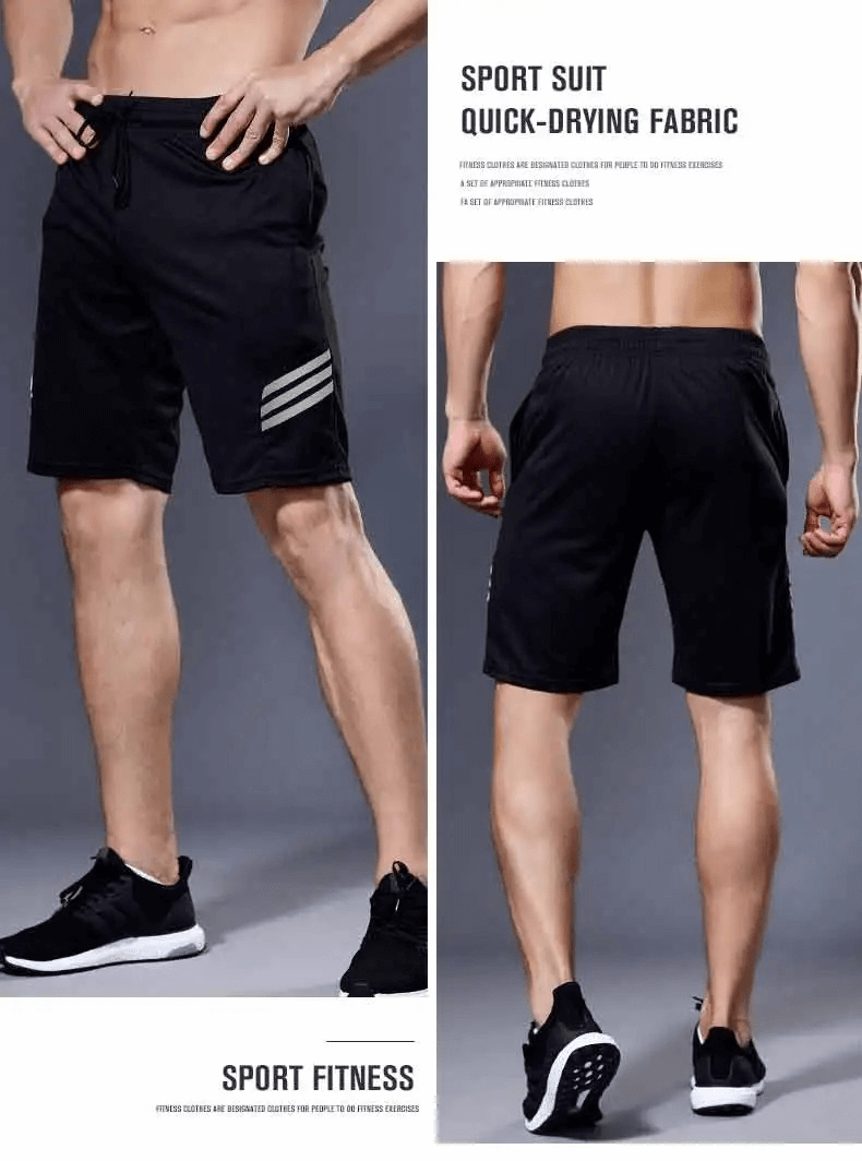 Men's breathable sportswear shorts SF2027, crafted for fitness. O-Neck athletic shirt and shorts set in quick-drying fabric for workouts.