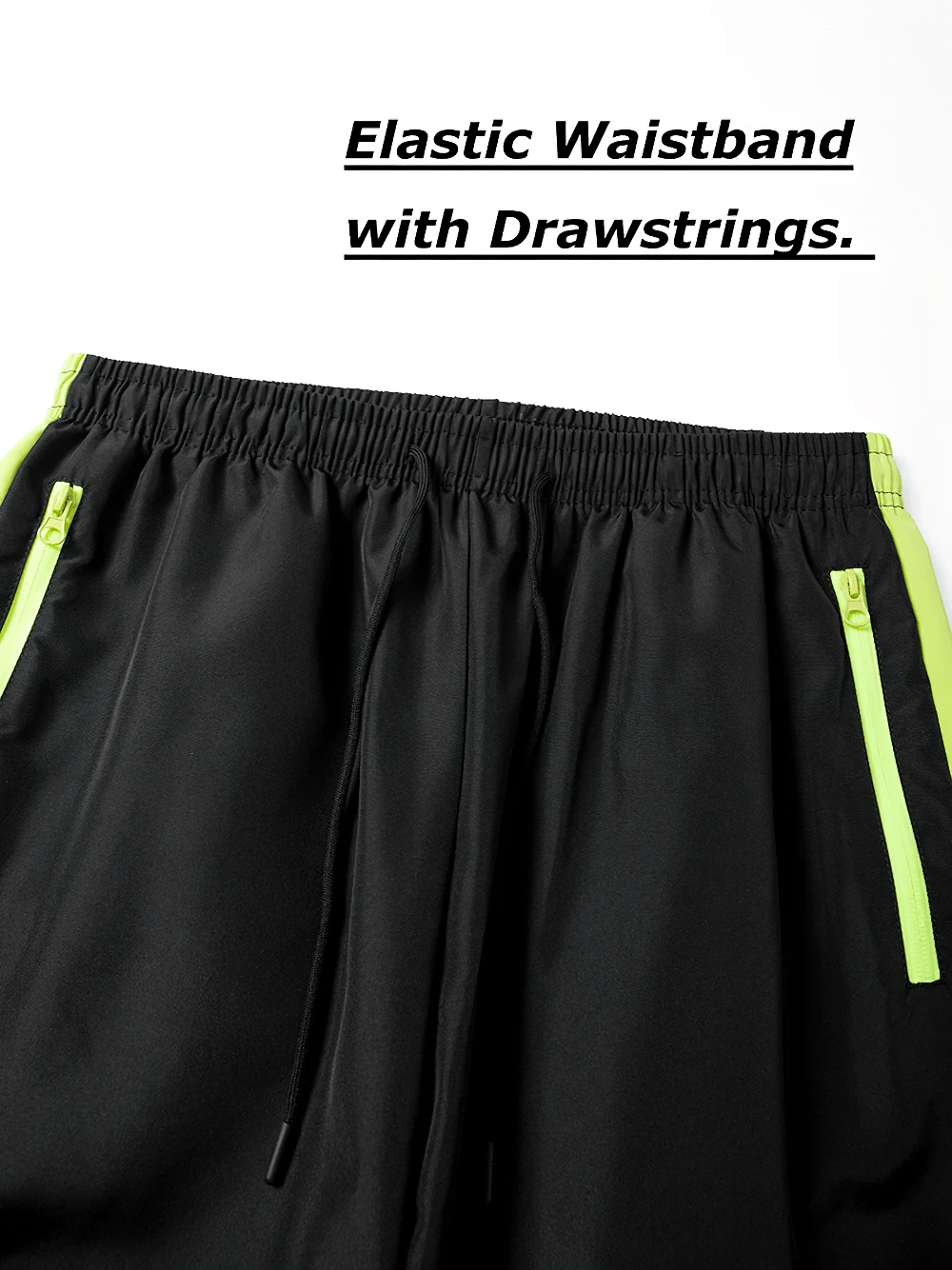 Men's Colorblock Zip Up Track Suit with Jogger Pants - SF4558 featuring an elastic waistband and drawstrings.