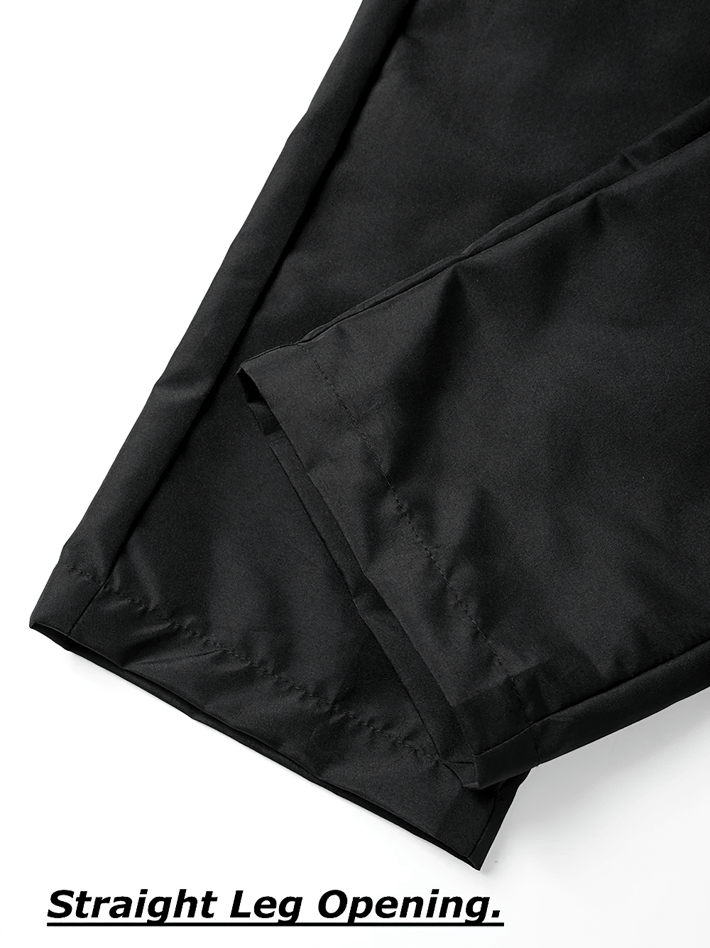 Men's Colorblock Zip Up Track Suit with Jogger Pants - SF4558 showing straight leg opening detail.