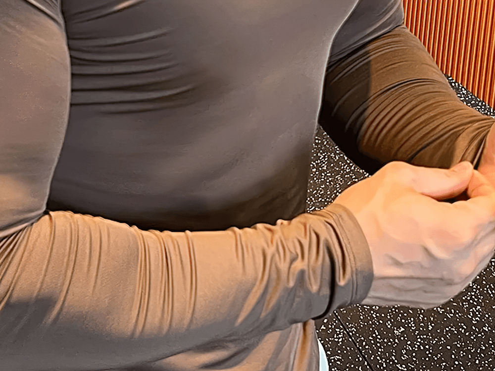 Men's Compression Long Sleeves Running Training Top - SF4585 showcasing tight fit and sleek design for athletic performance.