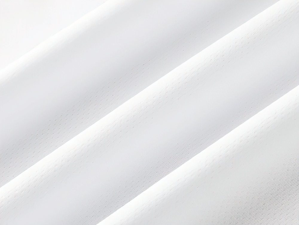 Men's Contrast Running T-Shirt for Outdoor Fitness - SF4418 close-up of lightweight white stretch fabric with breathable mesh texture