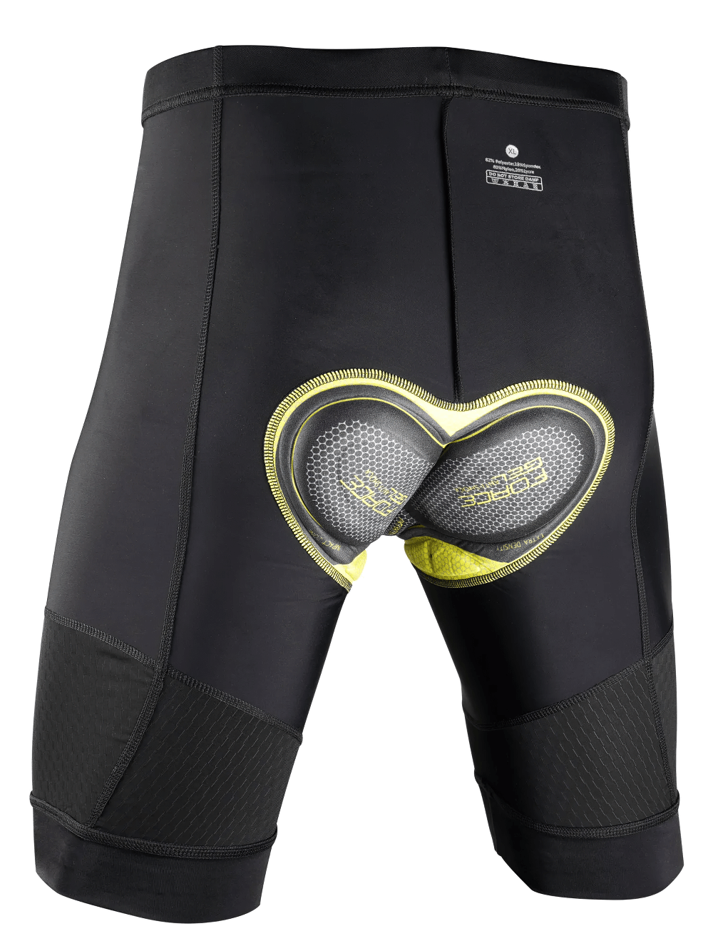 Men's cycling shorts with 3D gel pad, SF2590, designed for long rides. Features breathable fabrics and reflective elements for safety.