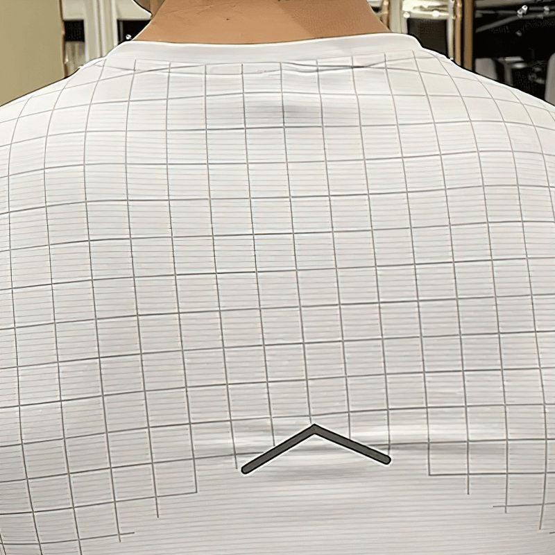 Schnell trocknendes Gym-T-Shirt mit Gittermuster für Herren – Passformkleidung – SF2002 
