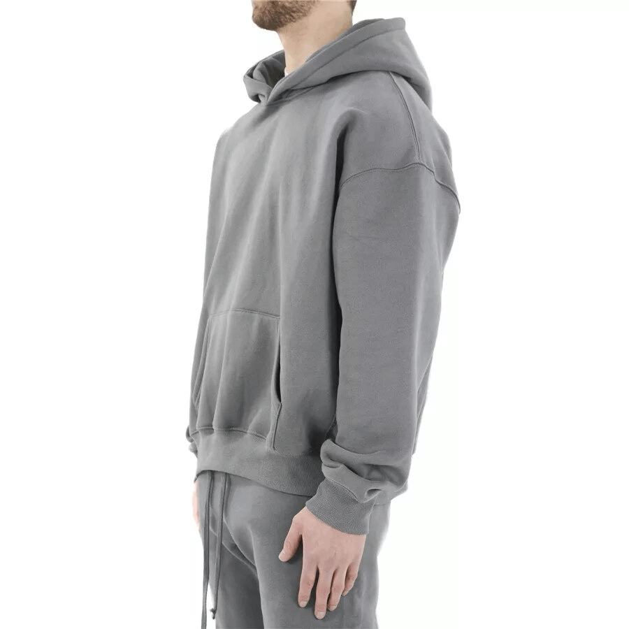 Herren-Kapuzenpullover aus Baumwolle für Fitnessstudios mit Kängurutaschen / Sportbekleidung – SF1557 