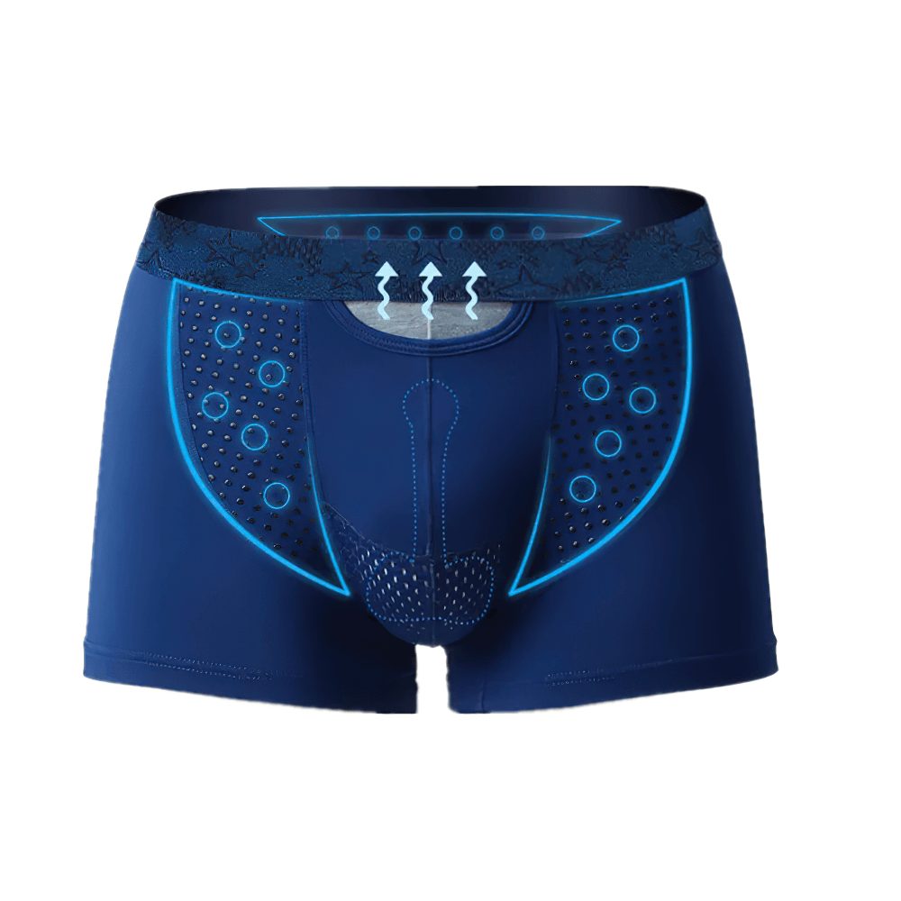 Men's Low Rise Trunk Underwear with Airy Panels - SF4718 featuring breathable design and sculpted support pouch.