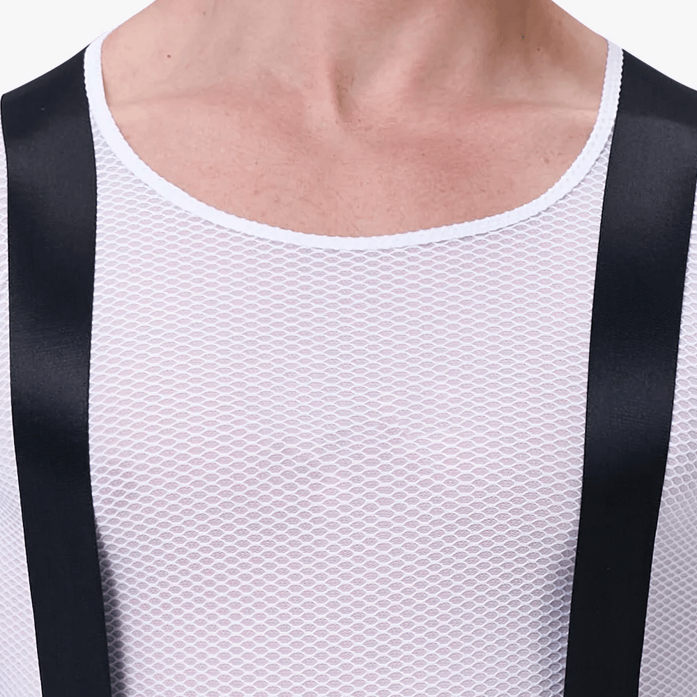 Men's mesh cycling base layer SF2572, breathable and quick-drying, ideal for intense rides and outdoor adventures.