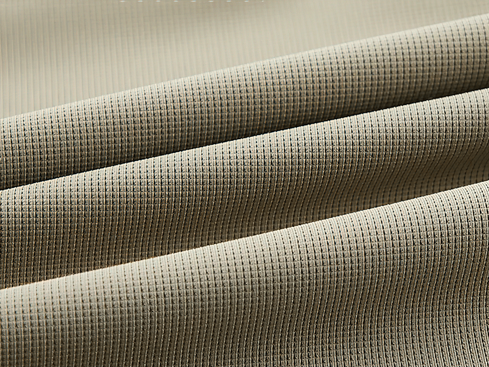 Close-up of lightweight performance fabric used in Men's Quarter Zip Stand Collar Athletic Training Top - SF4596.