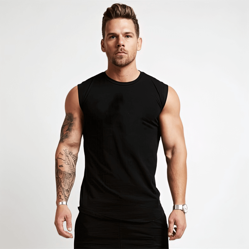 Men's Quick Dry Crew Neck Training Tank Top - SF1373