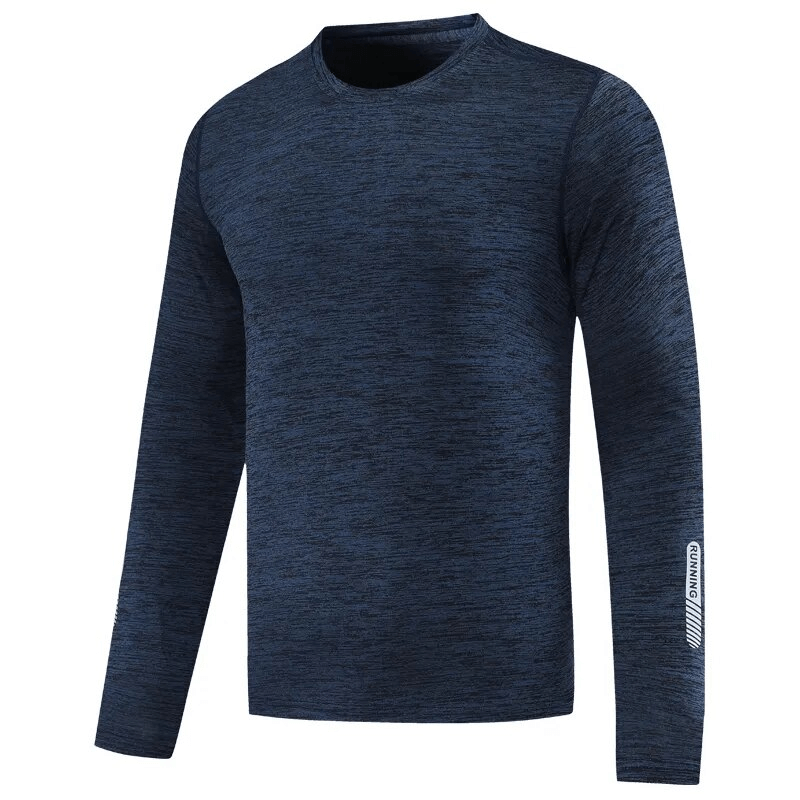Men's Quick Dry Elastic Long Sleeve Sports Pullover - SF1567