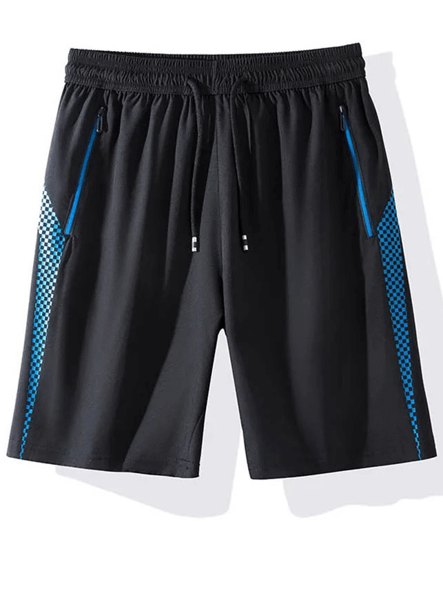 Men's Quick-Dry Gym Shorts With Zip Pockets - SF1988