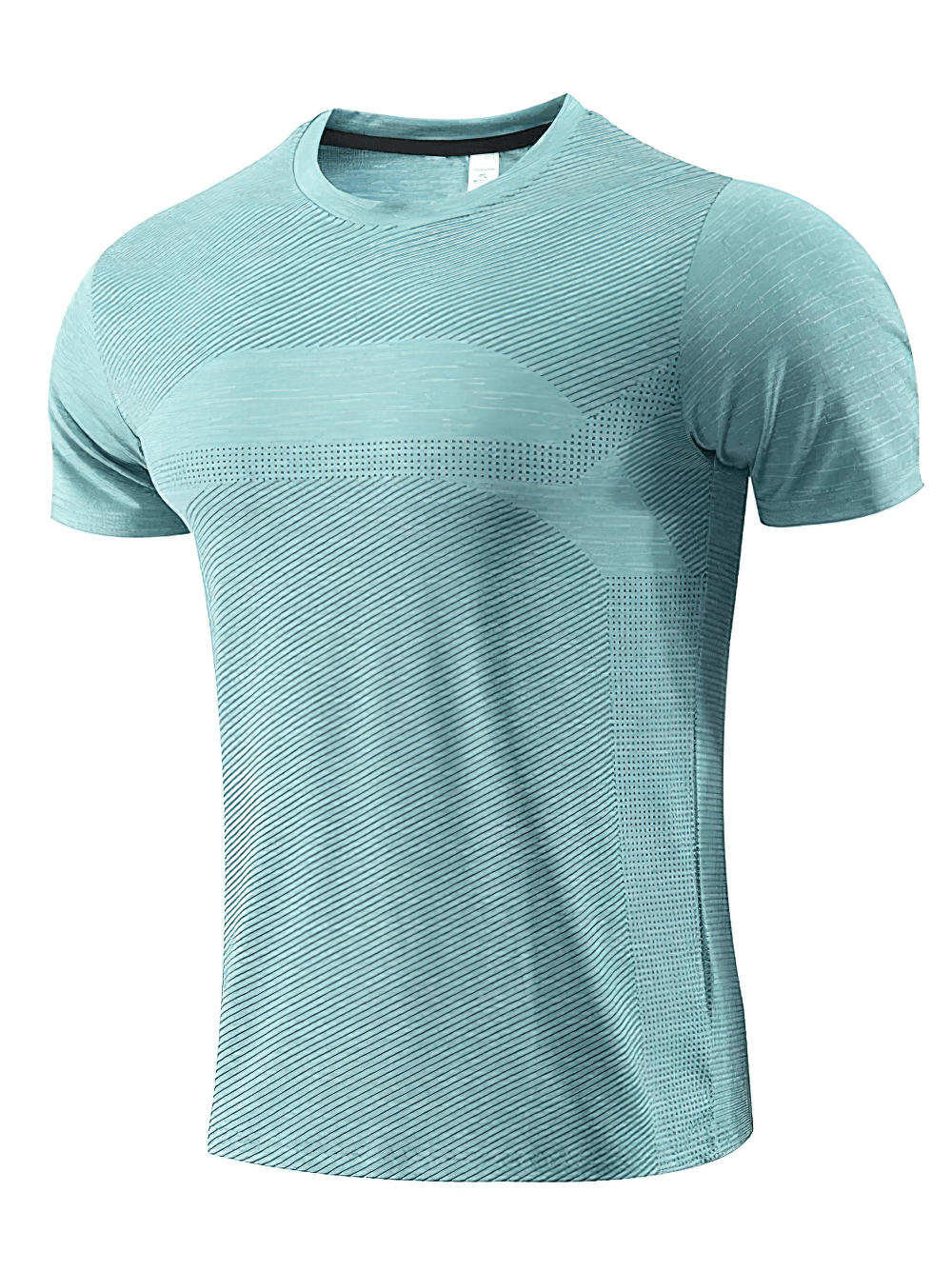 Alt Tag: Men's Quick Dry Performance Training T-Shirt - SF4324 breathable quick-dry short-sleeve gym running workout tee, lightweight stretch, ventilated knit