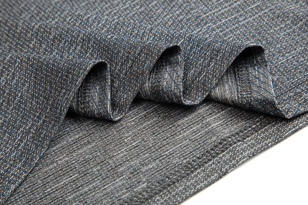 Alt Tag: Men's Quick Dry Performance Training T-Shirt - SF4324 close-up of breathable quick-dry stretch knit fabric with ventilated texture