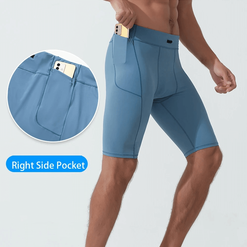 Men's Running Compression Shorts with Pockets - SF1912