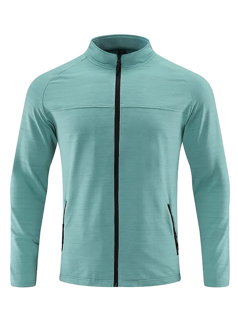 Men's Sports Running Dry Fit Zipper Elasticity Jacket - SF1835