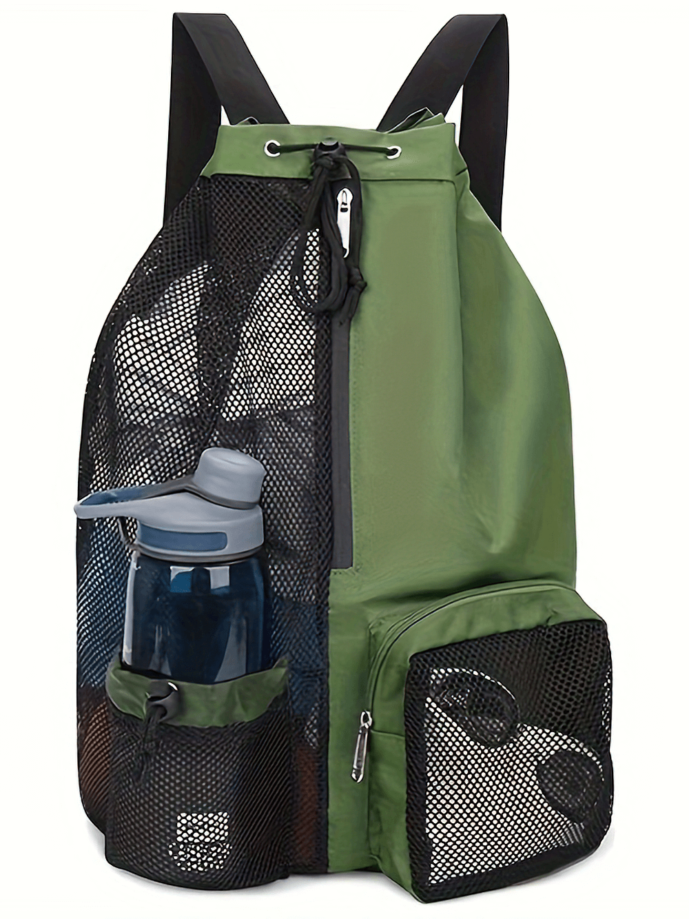 Mesh Drawstring Backpack for Beach and Gym - SF2644