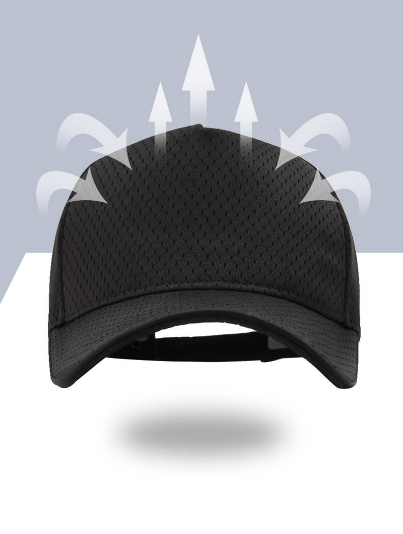 Schnell trocknende Unisex-Sport-Baseballkappe/Kopfbedeckung aus Netzstoff – SF1383 