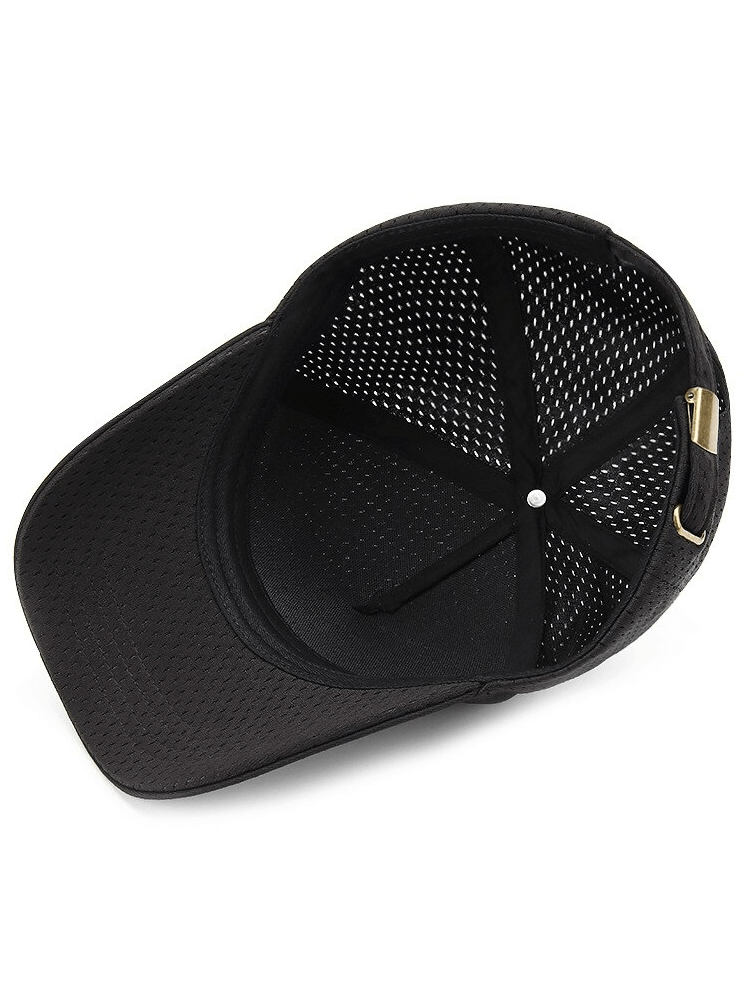 Mesh Quick-Dry Unisex Baseball Cap with breathable design and adjustable strap, perfect for sports and casual wear - SF1383