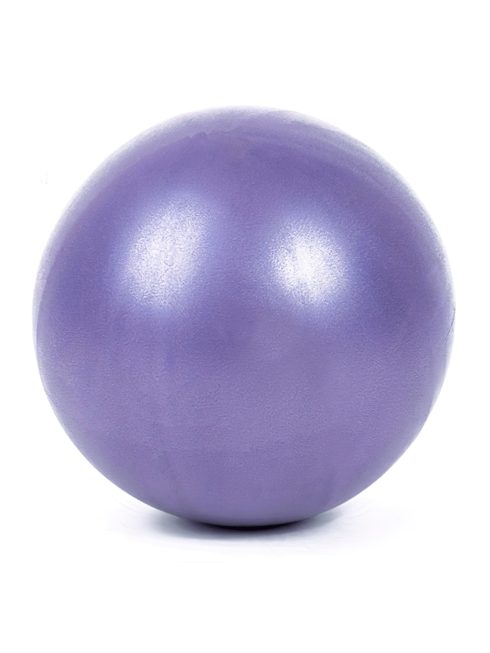 Purple mini yoga ball for Pilates and balance training, SF2848 model, made from durable, non-slip PVC for stability and flexibility.