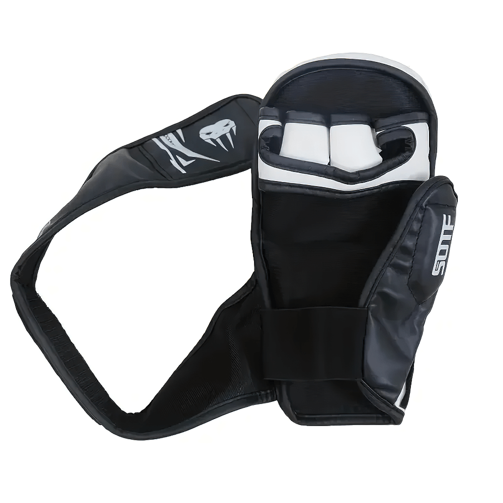 MMA training gloves SF2695 with wrist support and padding, designed for boxing and martial arts, featuring thickened impact-resistant padding.