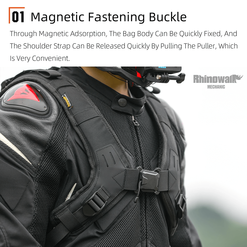 Motorcycle Backpack with Magnetic Release - SF2632