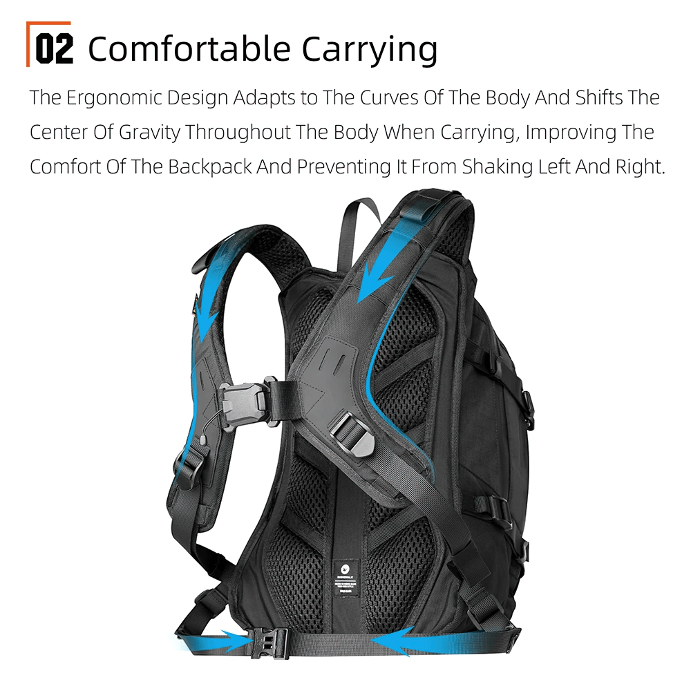 Motorcycle Backpack with Magnetic Release - SF2632