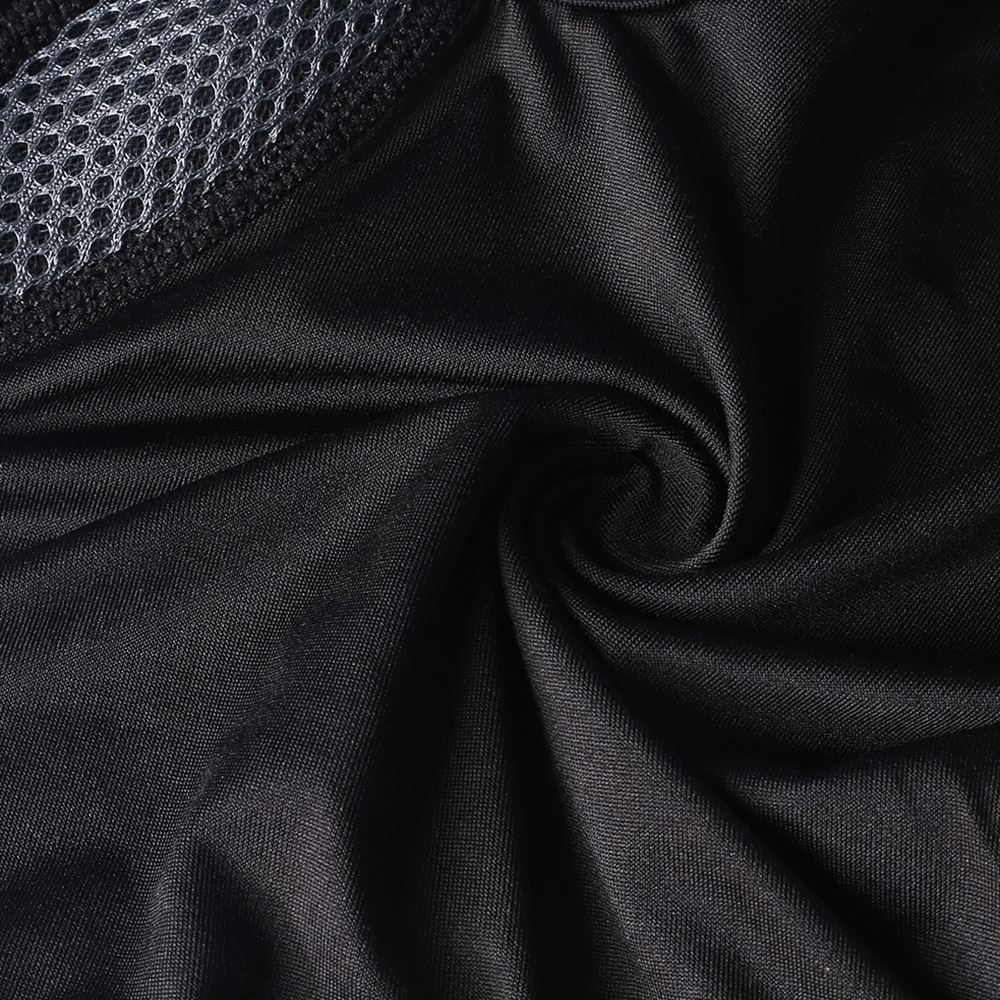 Close-up of breathable Lycra fabric of a motorcycle balaclava, showcasing texture and quality for outdoor activities.