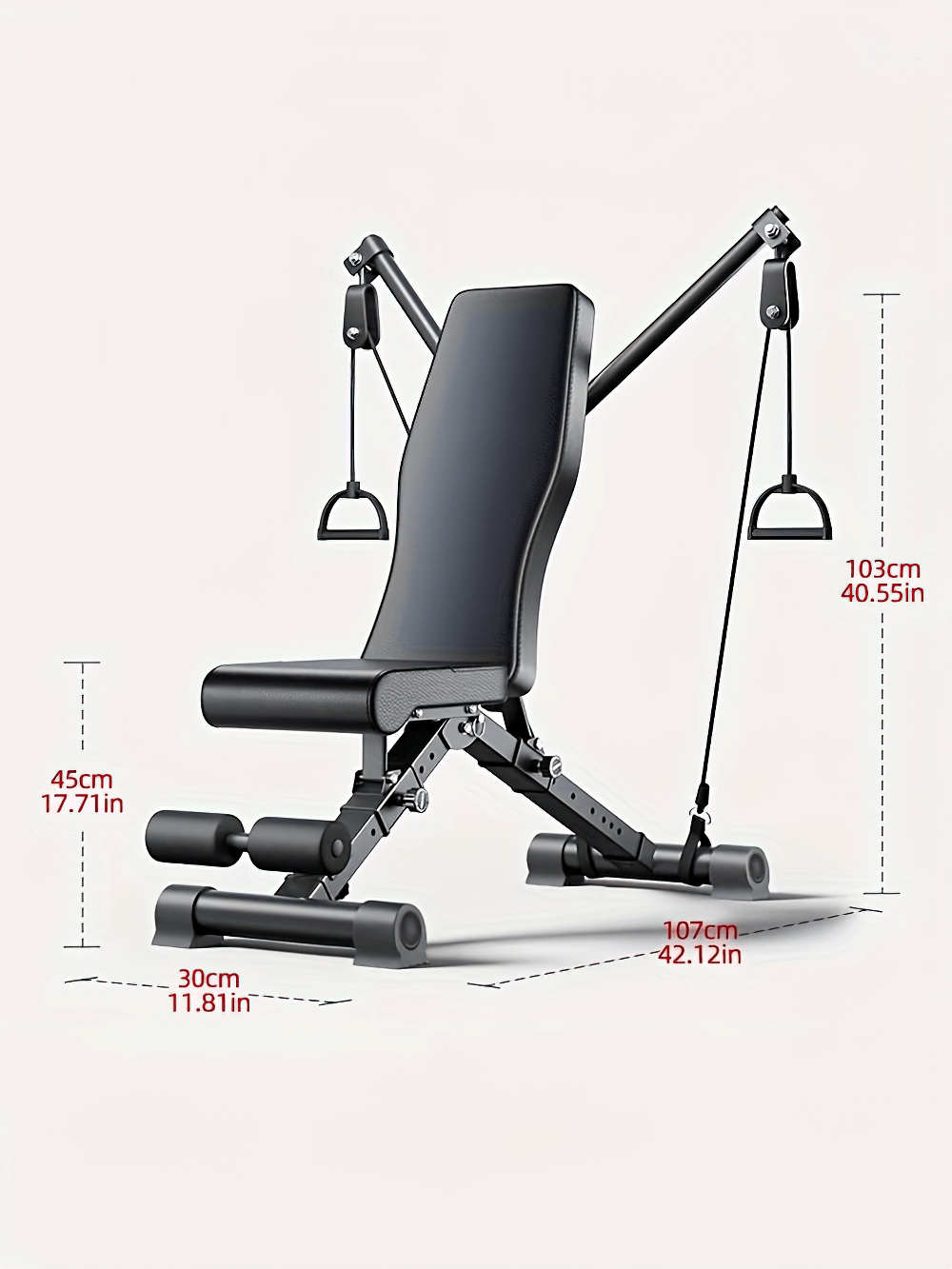 Multi-Function Bench Press with Arm Lever and Cable - SF3015