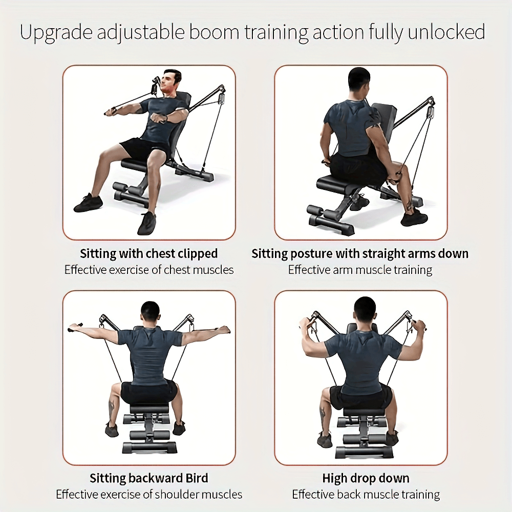 Multi-Function Bench Press with Arm Lever and Cable - SF3015