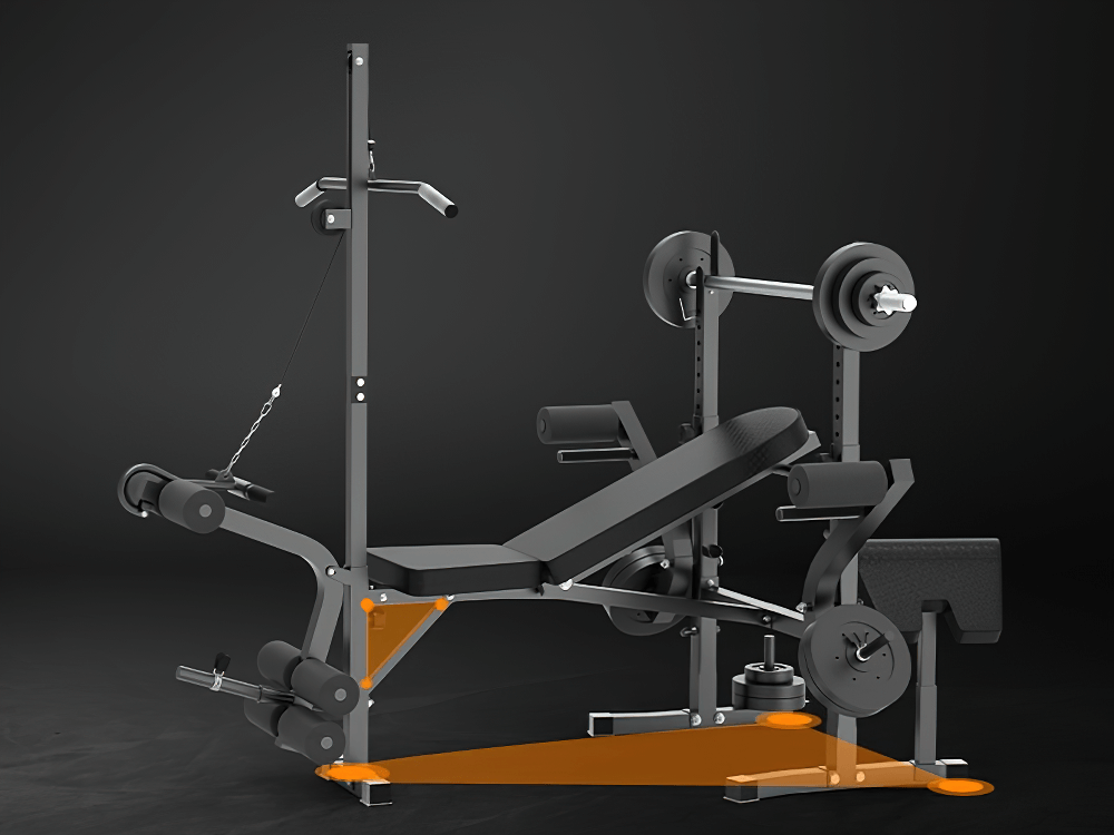 Multi-Function Weight Bench with Arm Lever - SF3013