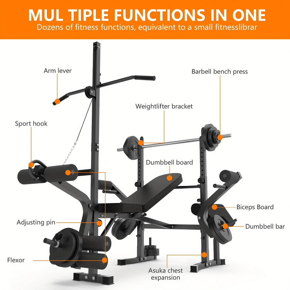 Multi-Function Weight Bench with Arm Lever - SF3013