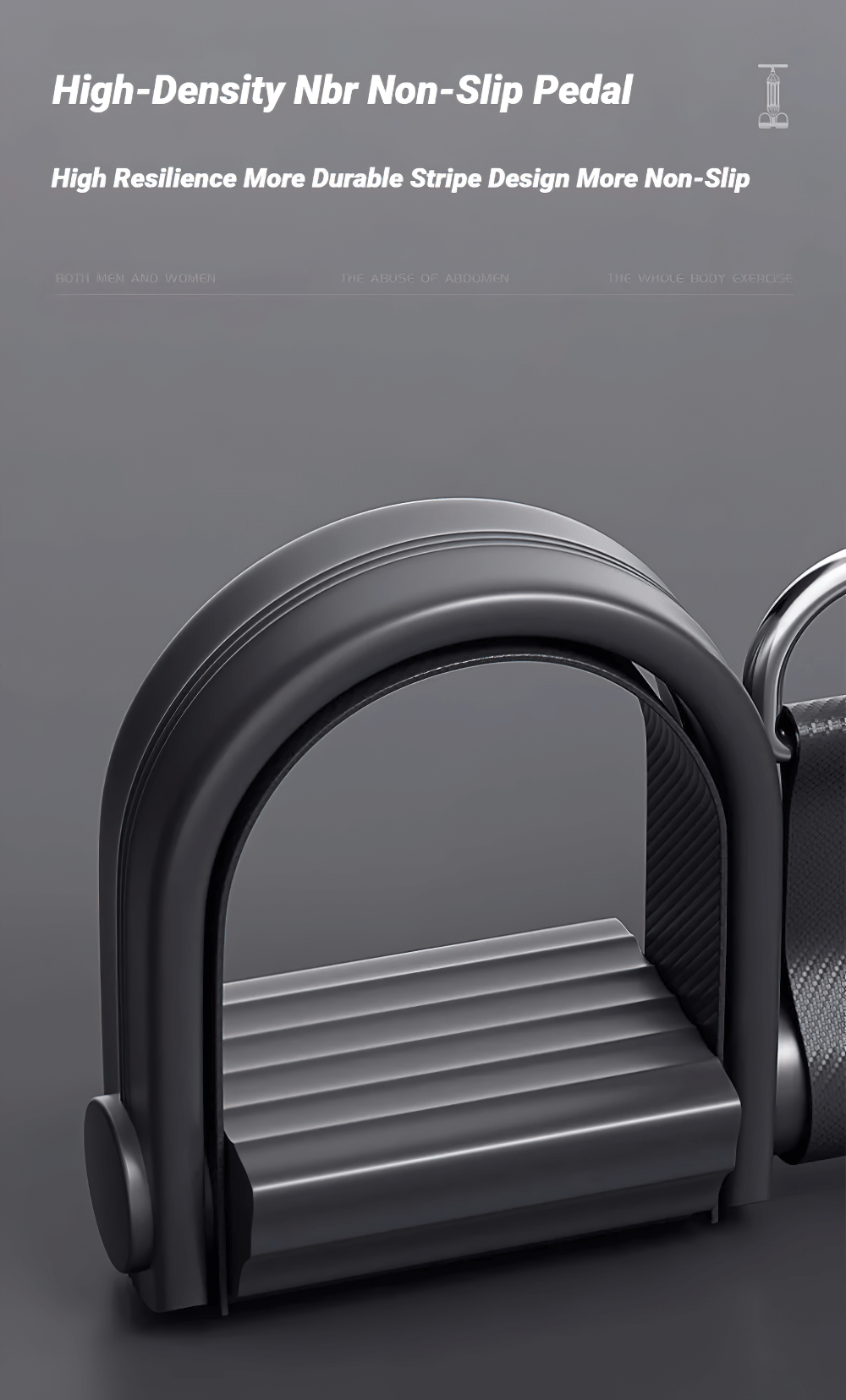 Multifunction Pedal Resistance Tension Trainer - SF3428 with durable non-slip pedal design for stability in home workouts.