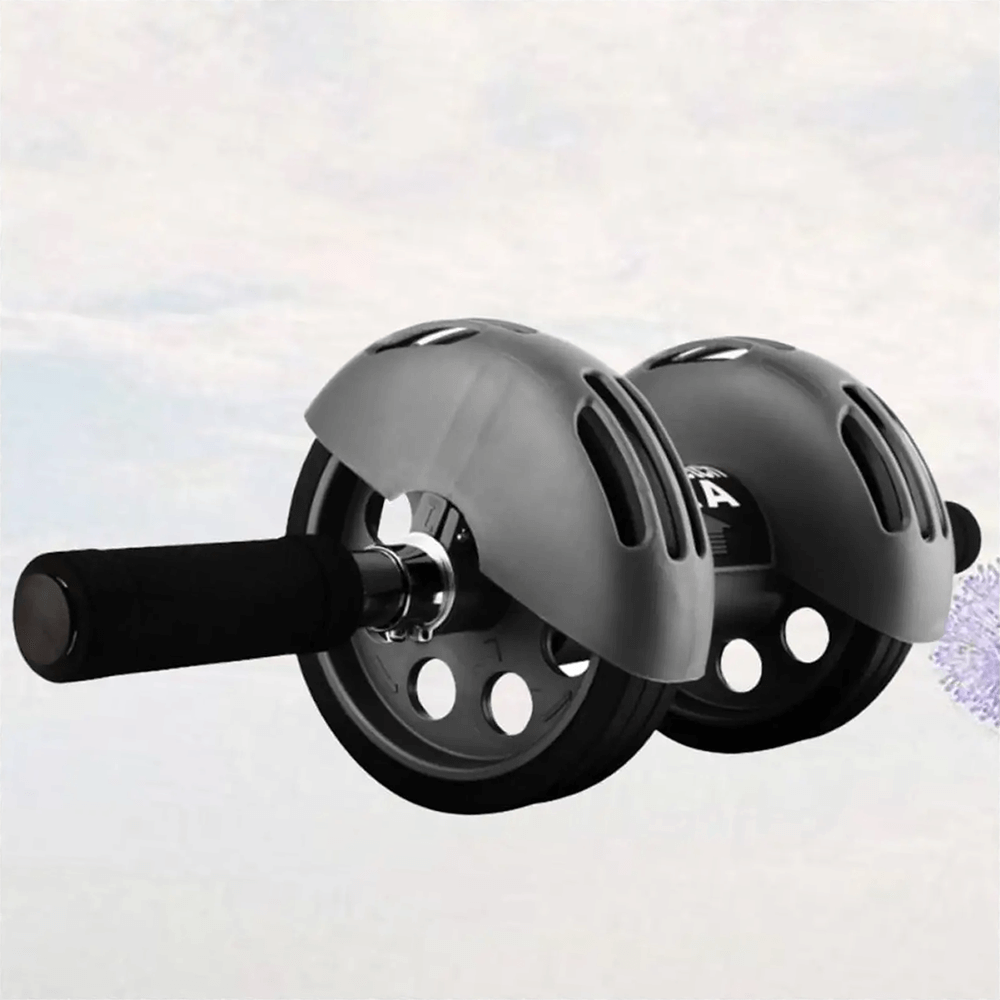 Multifunctional Ab Roller SF3263 with 360° rotating wheels and mat for efficient core training at home.