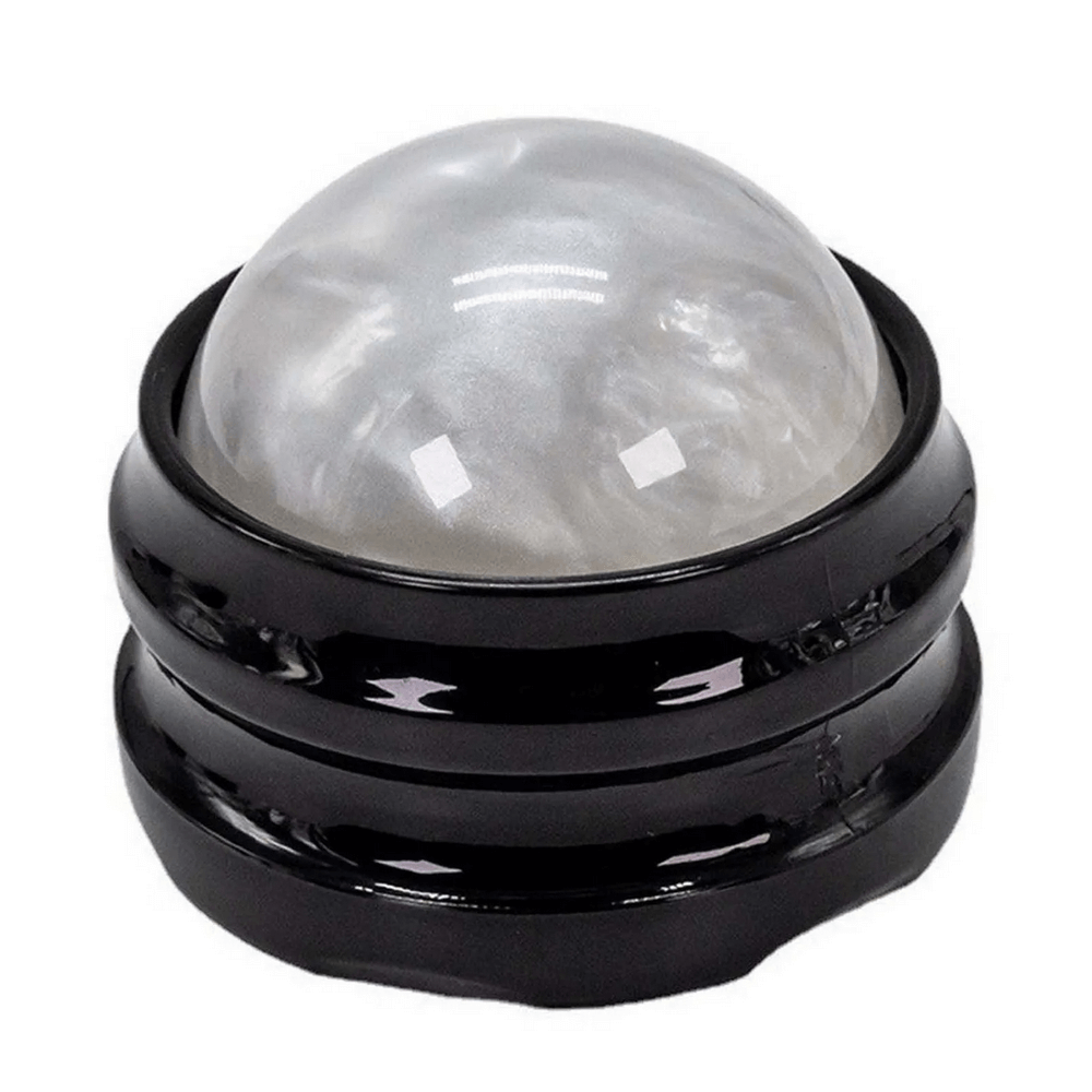 Multifunctional Handheld Massage Roller Ball for deep tissue and muscle pain relief with a sleek black design.