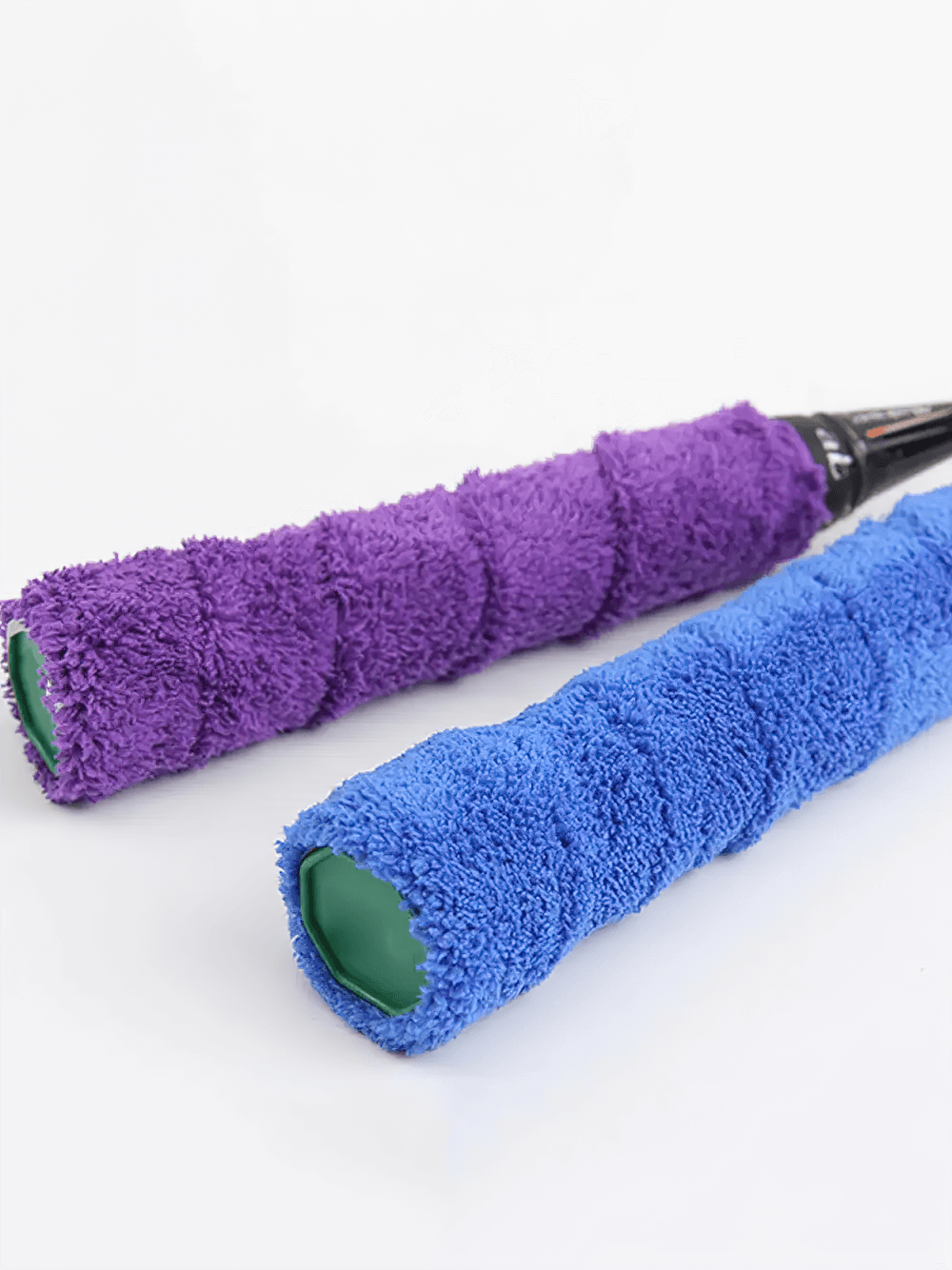 Non-Slip Racket Grip Tape for Tennis and Badminton - SF3446 in purple and blue, showcasing sweat-absorbing towel texture.