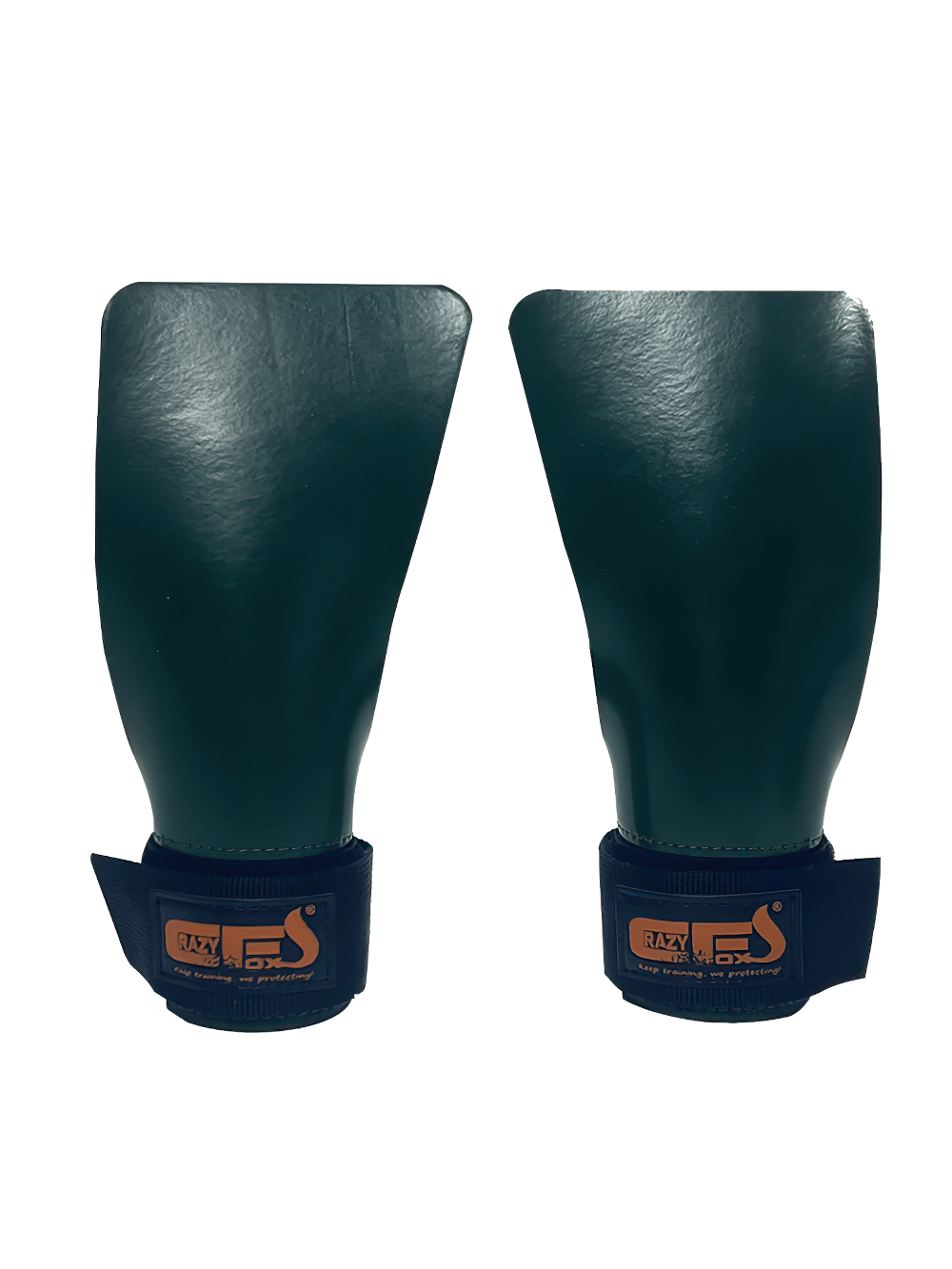 Non-Slip Rubber Weight Lifting Grips for Gym Training - SF3502, perfect for power workouts and grip support, shown with wrist straps.