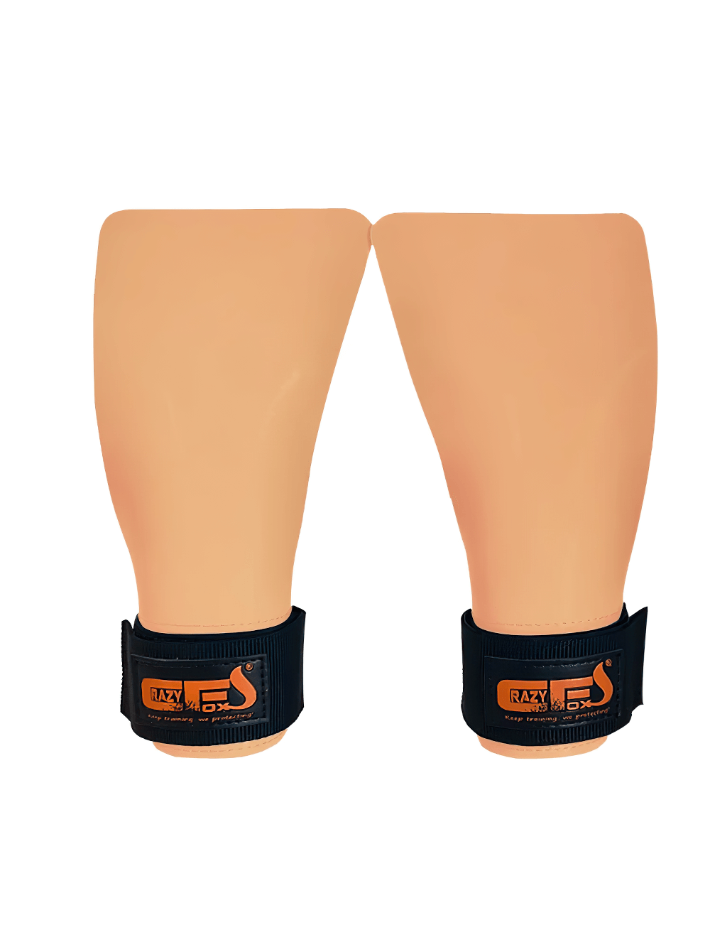 Non-Slip Rubber Weight Lifting Grips for Gym Training - SF3502 with wrist straps