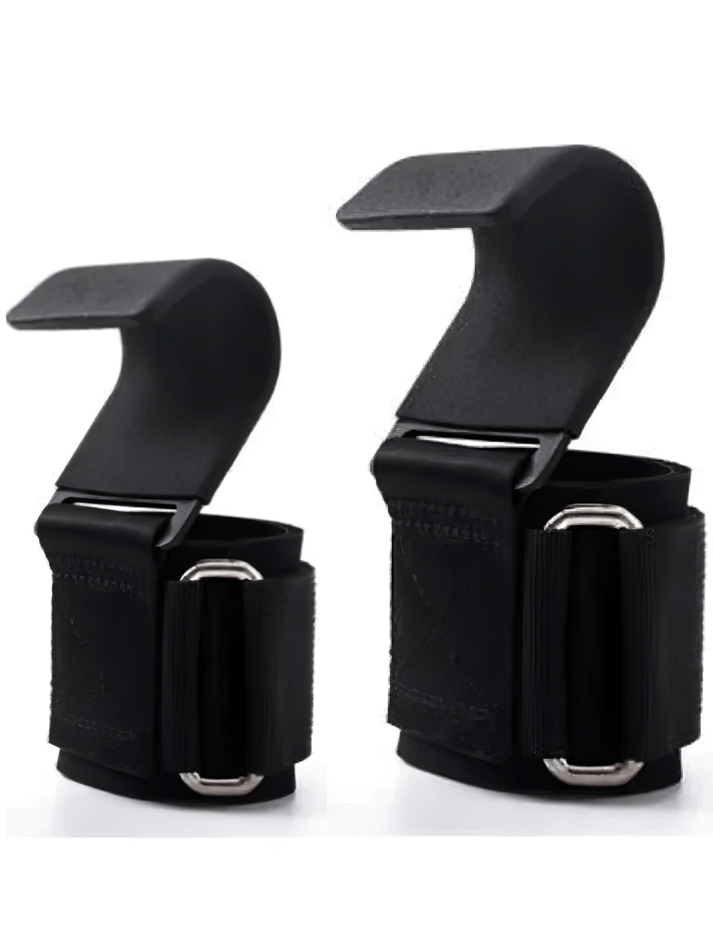Non-Slip Weight Lifting Hook Hand Grips - SF3546 for pull-ups and deadlifts, durable leather, adjustable straps, prevent slippage.
