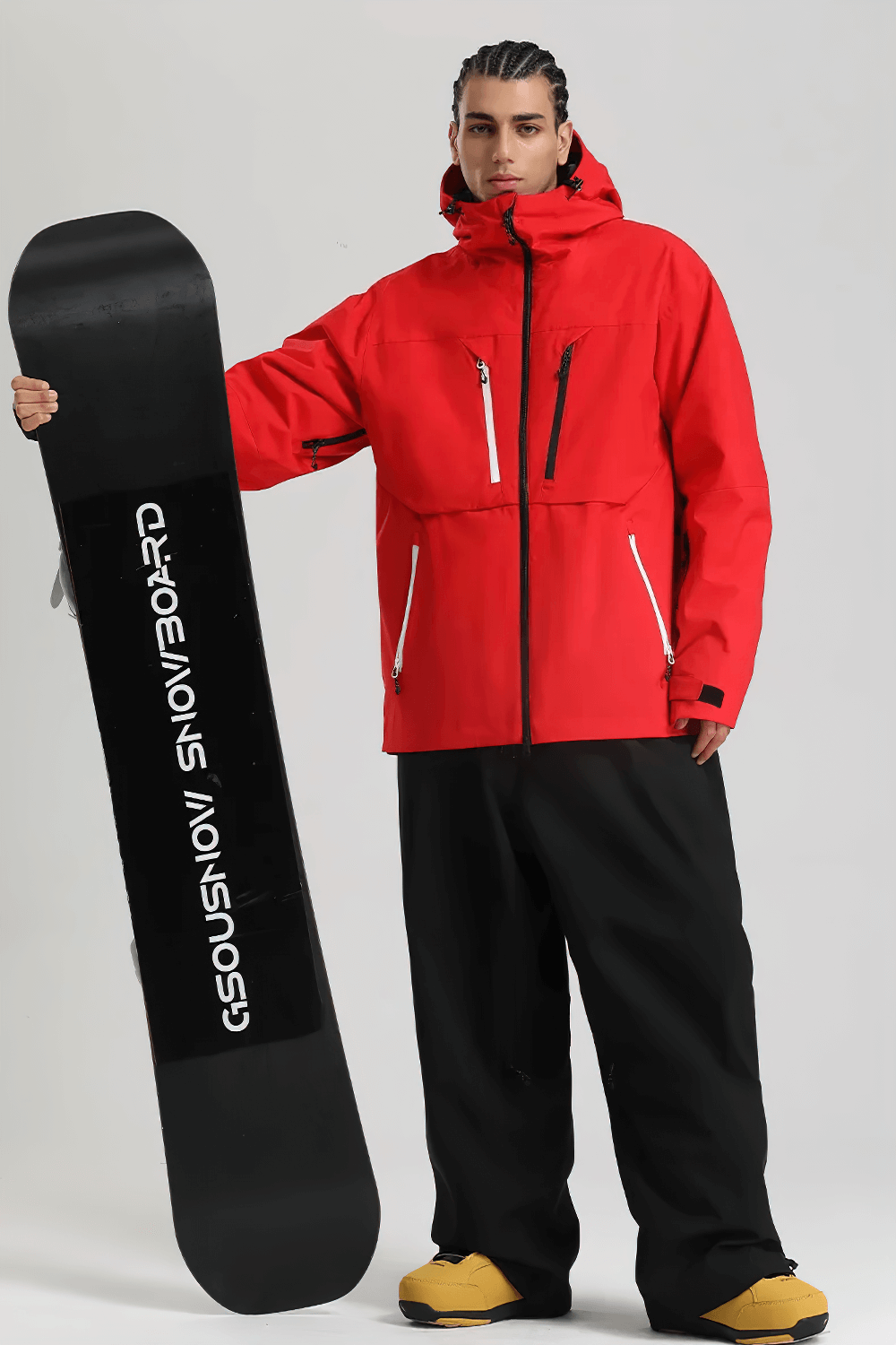 Outdoor Contrast-Zip Jacket with Adjustable Hood - SF4213