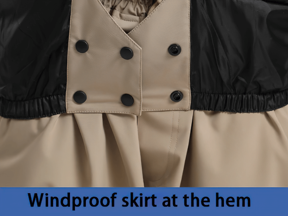 Outdoor Contrast-Zip Jacket with Adjustable Hood - SF4213