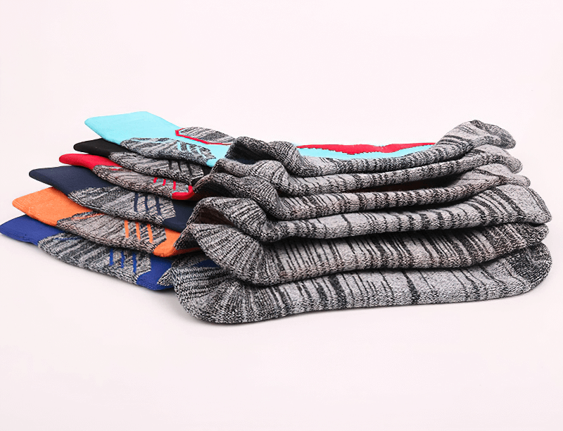 Chaussettes de ski chaudes pour sports de plein air / chaussettes de randonnée épaississantes douces - SPF1390 