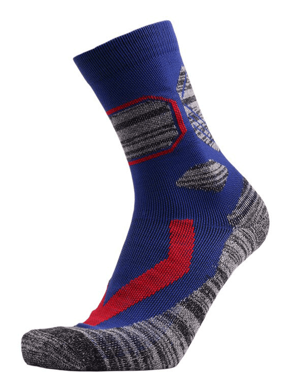 Colorful outdoor sports warm skiing sock with thickening design; perfect for hiking and skiing, model SF1390.